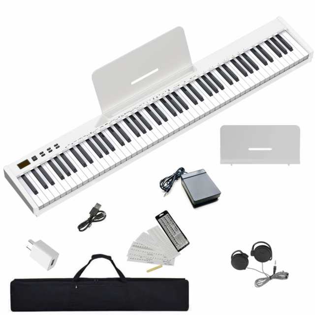ニコマク NikoMaku 電子ピアノ 88鍵盤 SWAN-S 日本語表記 MIDI対応 