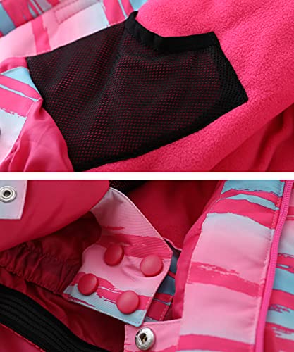 Hiheart スキーウェア キッズ スノーボードウェア スノーウェア 上下