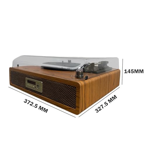 D＆L SOUL マルチレコードプレーヤー スピーカー内蔵 USB録音 33/45/78 ...