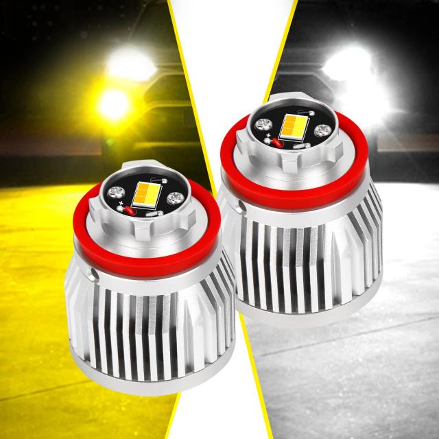 L1B 新型 トヨタ 純正LEDフォグ 交換バルブ ホワイト？イエ ロー 6500K？3000K 2色 切替え メモリー機能 車検対応 5800lm 爆光 WEATAK 7型ハの通販は 7,321円