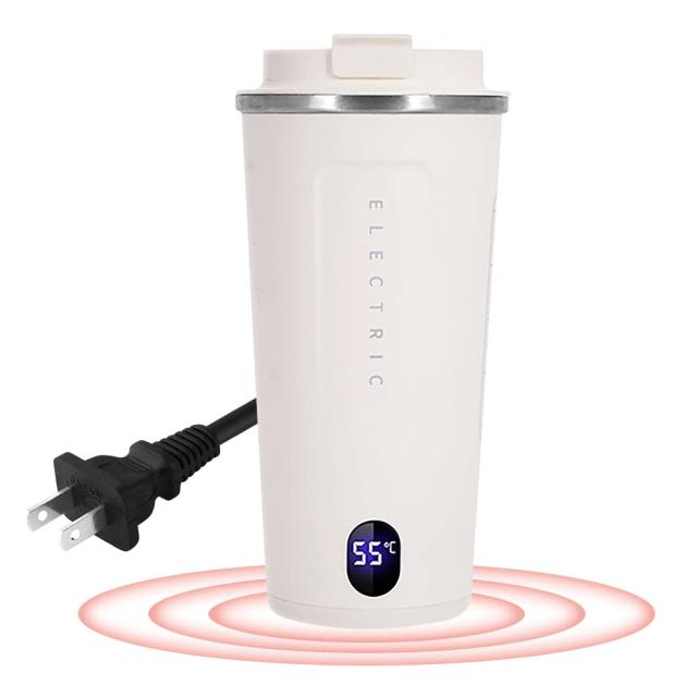 6分沸騰・6H保温 電気ケルト 55℃・80℃・95℃・100℃ 350ml ポータブル電気ポット ミニ湯沸かしケトル おひとりさま用マグケトル304