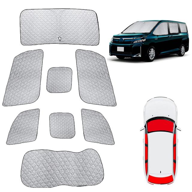 2022 新型 ヴォクシー 車中泊 voxy 80系 車中泊 車用 サンシェード トヨタ ノア 80系 サンシェード フルセット マルチサンシェード 遮光の通販は 9,019円