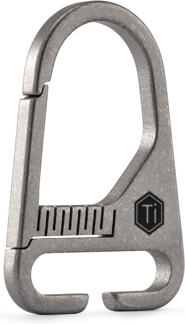 KeyUnity KB00 スリング フック チタン カラビナ パック交換用バックル キーチェーン用のスナップフック バックパック アクセサリー バの通販は 5,026円