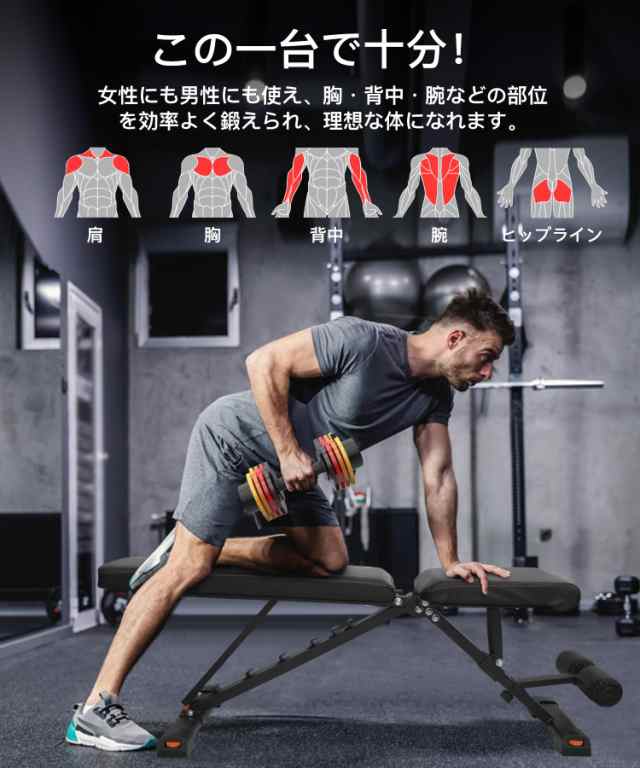 ATIVAFIT 可変式ダンベル 純鋼製 2.5kg-12.5kg 2点セット 5段階調節