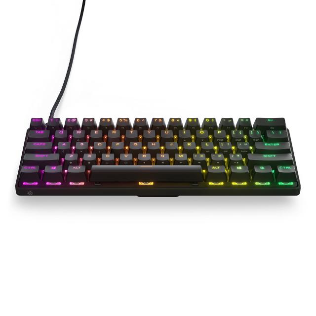 SteelSeries ゲーミングキーボード ミニサイズ Apex 9 Mini US 有線 英語配列 レスポンスタイム0.2ms 搭載 アクチュエーションポイント1.