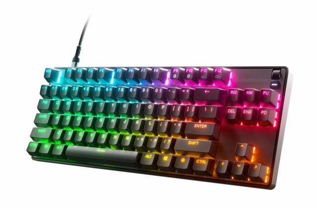SteelSeries ゲーミングキーボード テンキーレス Apex 9 TKL US 有線 英語配列 レスポンスタイム0.2ms アクチュエーションポイント1.0mmの通販は 23,889円