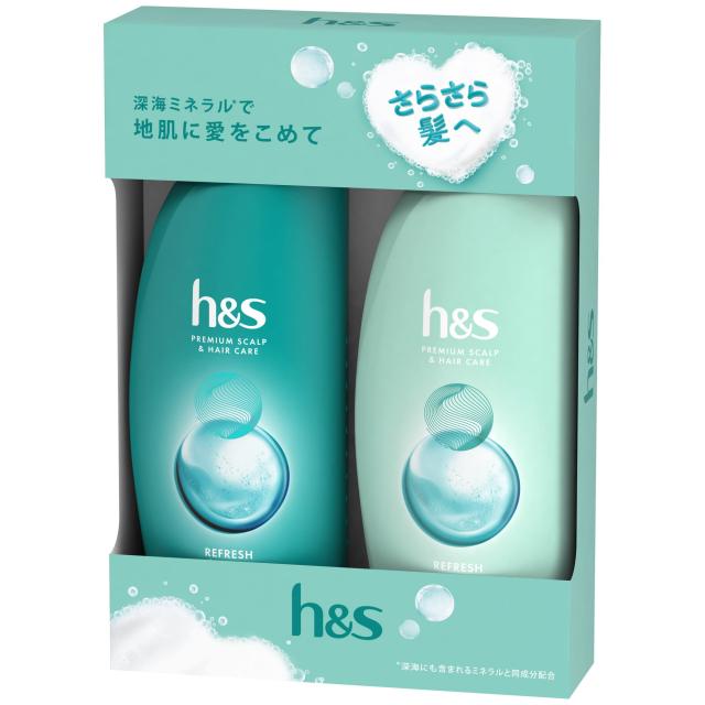 h＆s(エイチアンドエス) リフレッシュ シャンプー・コンディショナー