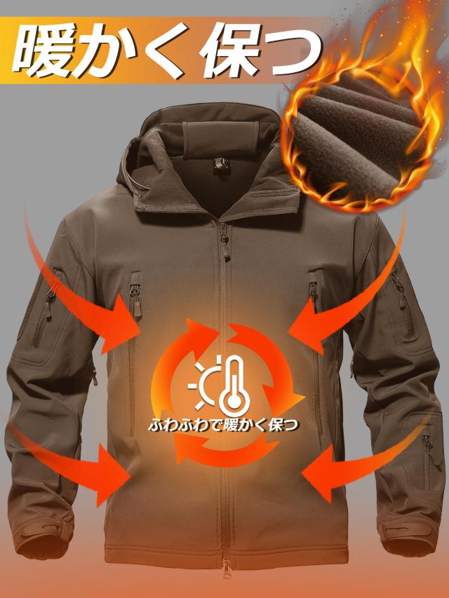 TACVASEN タクティカル メンズ ジャケット 大きいサイズ アメカジ