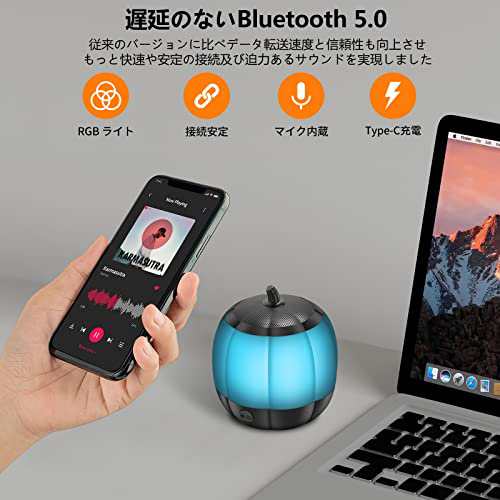 LFS Bluetooth スピーカー 小型 ミニ 防水 風呂用 Type-C充電 TWS機能