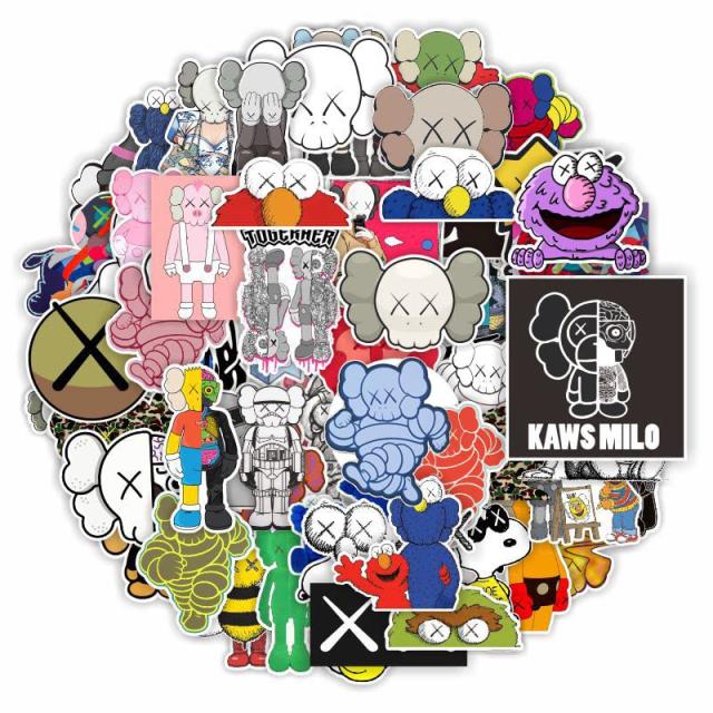 KAWS BAPE シール ステッカー A Bathing Ape BAPE 2005 S/S Collection Ver.1.1, Kaws Stickers