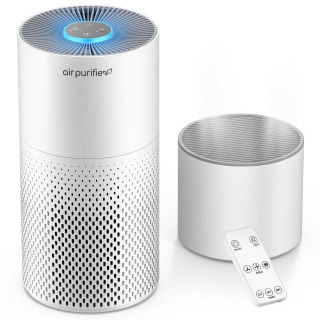 Afloia 加湿器付き 空気清浄機 30畳 くうき強力浄化 小型 3段階風量調節 7色変換ライト タイマー付き 消臭 除菌 集じん 花粉/ほこり/タバの通販は