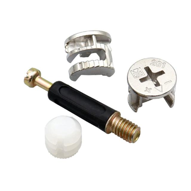 サムコス 家具カムロック継手 12枚セット 直径15mm 家具コネクタ 