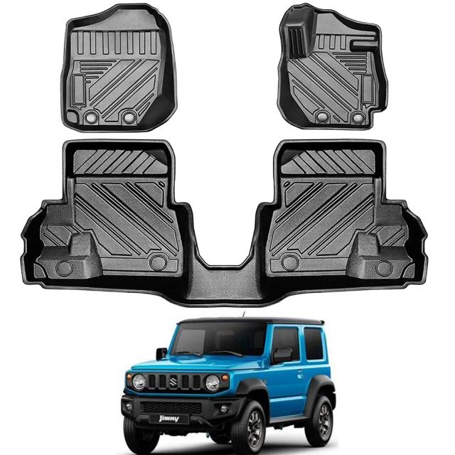 スズキ ジムニー JB64型 JB74型 3Dフロアマット ジムニー 立体フロアマット オートマ用 TPE素材 カスタムパーツ 防水 滑り防止 耐汚れ 車