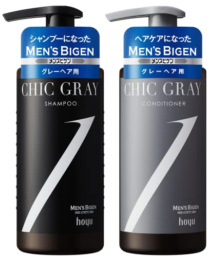 【セット品】メンズビゲン CHIC GRAY シャンプー・コンディショナー【白髪用ヘアケア/清潔感のあるグレーヘアへ】シックグレー シャンプの通販は 5,834円