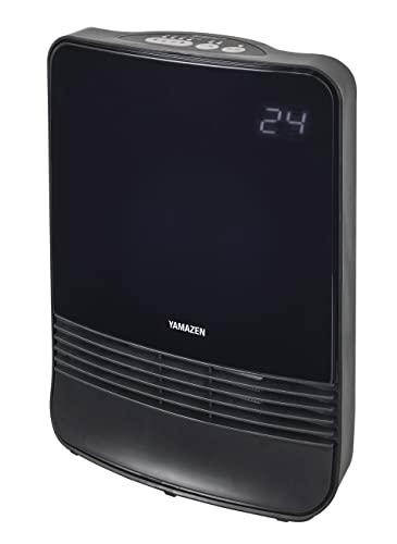 [山善] セラミックファンヒーター セラミックヒーター 小型 温度センサー付 省エネ 1200W 出力切替2段階 オートオフタイマー 転倒オフスの通販はその他キッチン家電
