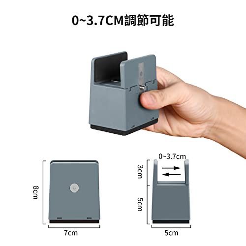【色: グレー】AIRUJIA テーブル 脚 継ぎ足し 高さ上げる 机 たかさ調