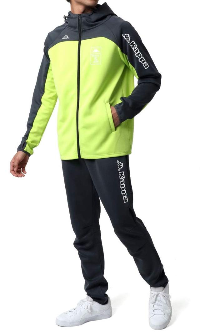 カッパ ジャージ メンズ 上下セット ストレッチ 切り替え スポーツウェア 別注 M-6L ルームウェア 部屋着 ライトグリーン 5Lの通販は 7,903円