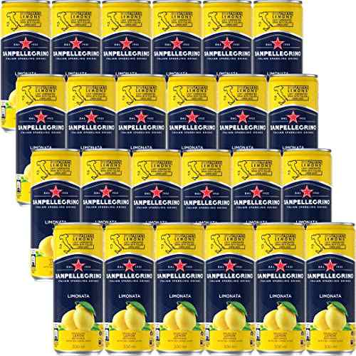 SANPELLEGRINO(サンペレグリノ) イタリアン スパークリングドリンク リモナータ (レモン) 330ml ×24本 炭酸水 (果汁16% イタリア産レモ