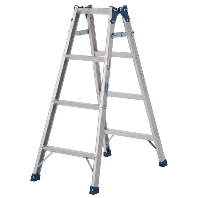 【.co.jp 限定】アルインコ (ALINCO) 脚立 はしご兼用 踏ざん幅52？ 4段 設置寸法幅52.2×奥行84.9cm 耐荷重約100？ アルミ リベッの通販は