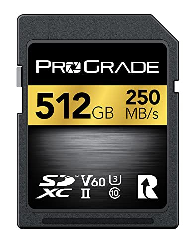 ProGrade Digital (プログレードデジタル) 【SDXC UHS-II V60】 GOLD 250R メモリーカード 正規輸入品 (512GB)