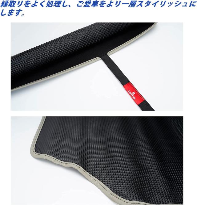 BUYFULL エブリィバン DA17V カーゴマット 荷台マット 軽トラック 現行型(17系) ラゲッジマット 巻ける 防水 耐摩擦 耐汚 エブリィ バン DA17V 3D ラゲッジ マット 2分割タイプ 防水 防汚タイプ