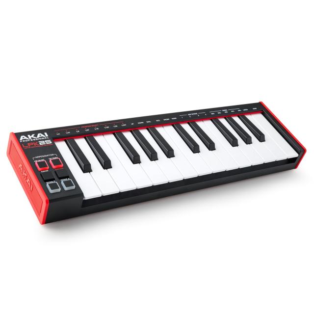 Akai Professional(アカイプロ) USB MIDIキーボードコントロー ラー 25鍵のキーベッドとアルペジエーター搭載 音楽制作ソフトウェア付属 M