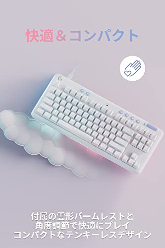 Logicool G オーロラコレクション ゲーミングキーボード テンキーレス 