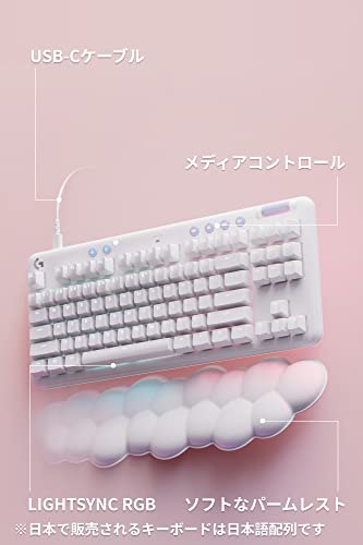 Logicool G オーロラコレクション ゲーミングキーボード テンキーレス 
