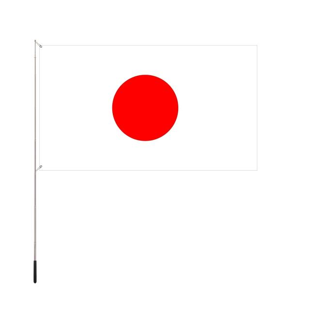 Difounmas 国旗セット 日の丸 日本国旗 旗棒 伸縮式 日章旗 大サイズ