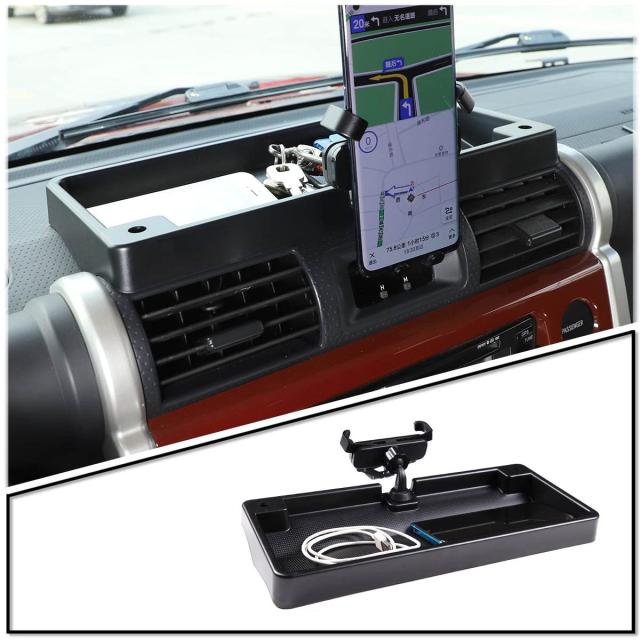 Sauicemy 車のダッシュボード収納ボックス ティッシュ メガネ キー ストレージ トレイ トヨタ FJ クルーザー 2007-2021 アクセサリーに対の通販は 5,995円