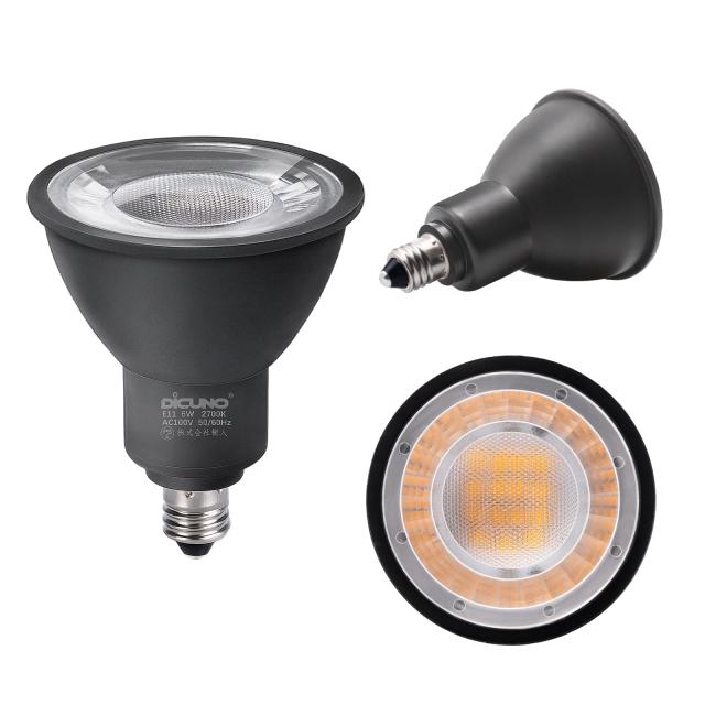 DiCUNO E11口金 LED電球 スポットライト 電球色 6W 60W形相当 Amazon | DiCUNO E11口金 LED電球 スポットライト 電球色 6W 60W形相当