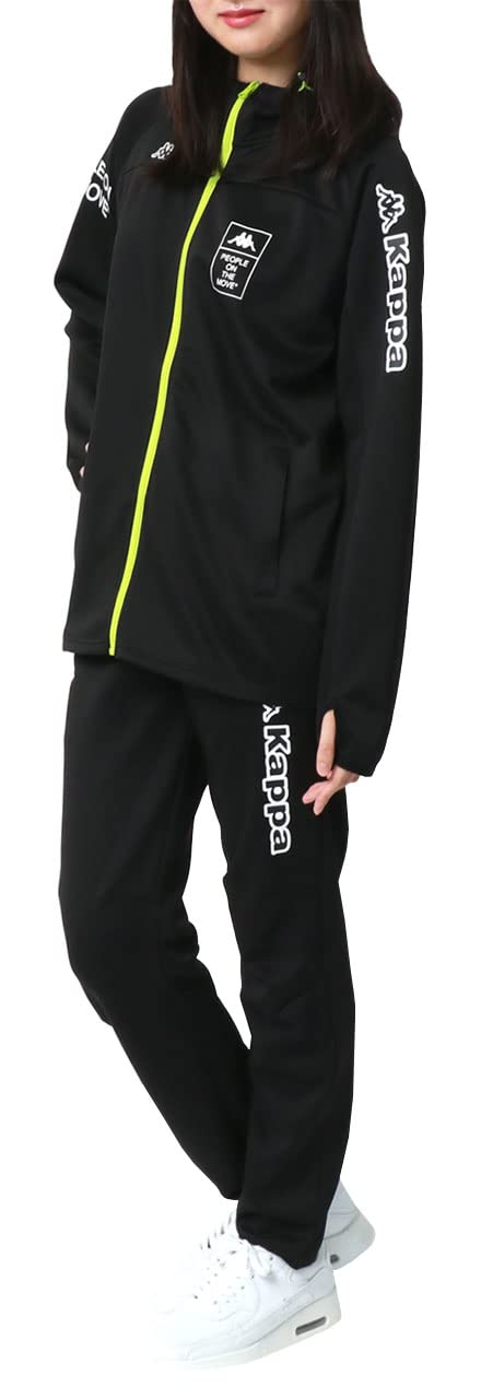 カッパ ジャージ レディース 上下セット 別注 上下 スポーツ ウェア ブラック 3Lの通販は 5,761円