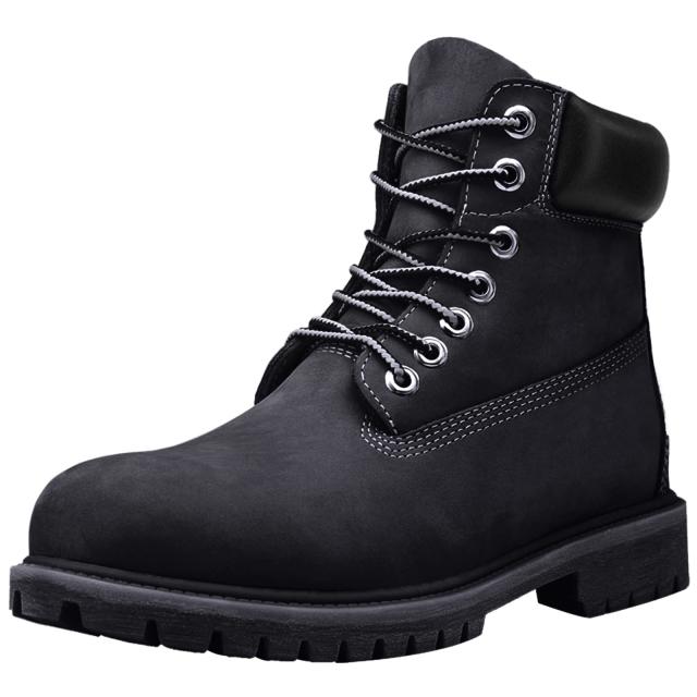 SOARHOPE 防水 ブーツ レディース イエ ローブーツ 革 ブーツ ワークブーツ ブーツショート レースアップブーツ Boots Leather for man の通販は
