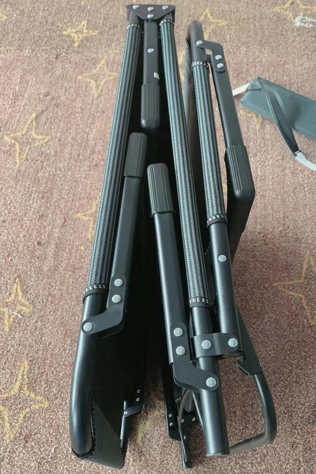VEEZHA 簡易ベッド 折り畳み 室内 折りたたみベッド 簡易ベッド 折り畳みベッド 簡易式折りたたみベッド 折り畳み式ソファベッド(黒)_6
