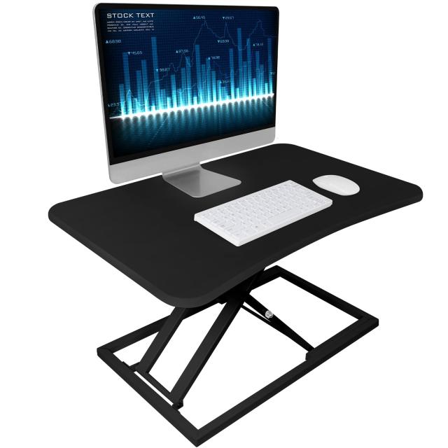 スタンディングデスク 卓上 SHUWEI ガス圧昇降式テーブル 静音 昇降式デスク 机上 天板サイズ73×47cm 無段階？さ調整 昇降範囲6〜40cm 組の通販は