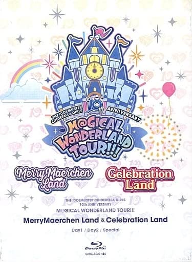【Blu-ray】THE IDOLM＠STER CINDERELLA GIRLS 10th ANNIVERSARY M＠GICAL WONDERLAND TOUR!!! MerryMaerchen Land ＆ Celebration Land