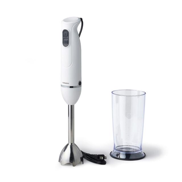 ツインバード ハンドブレンダー ハンディ 離乳食 ジュース作り お手入れ簡単 手作りドレッシング 1台3役 スピード切替機能 スープ 目盛り