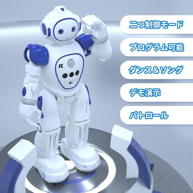 AI　ロボット　子供用　玩具　コントローラー付き　ブルー 81KpATOeX3L._UF350,350_QL50_.jpg