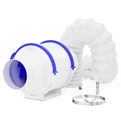 Hon&Guan ダクトファン セット 100mm ダクトホース付+ホース Hon&Guan ダクトファン セット 100mm ダクトホース付+ホース