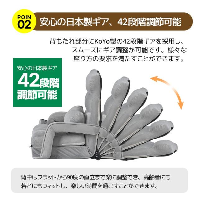 オーエスジェイ(OSJ) リクライニング リクライニングチェア 座椅子 肘付き座椅子 ベルベット冬用 座イス おしゃれ 椅子 チェアー いす イ