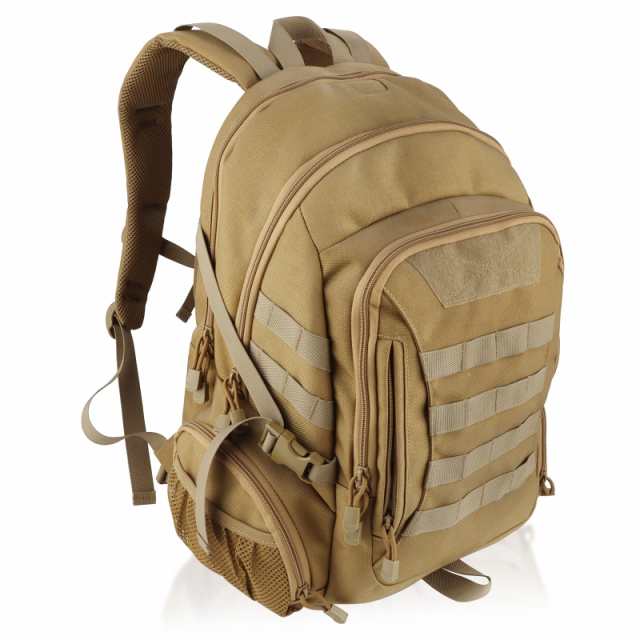 FOCUHUNTER バックパック 45Lタクティカルバックパック 防水耐震