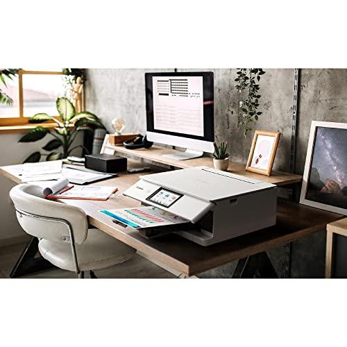 Canon プリンター A4インクジェット複合機キヤノン インクジェット複合機 TS8630 WHITE 2022年モデル 6色・独立型・対応インクBCI-330/33