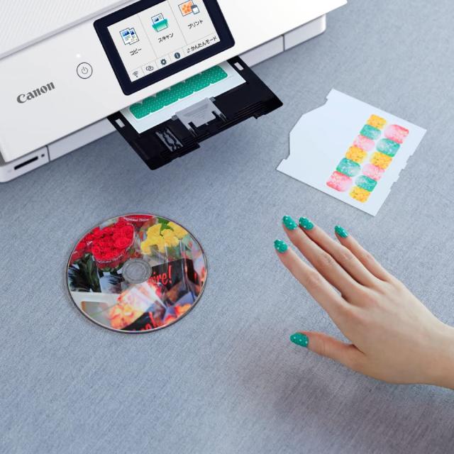 Canon プリンター A4インクジェット複合機キヤノン インクジェット複合機 TS8630 WHITE 2022年モデル 6色・独立型・対応インクBCI-330/33
