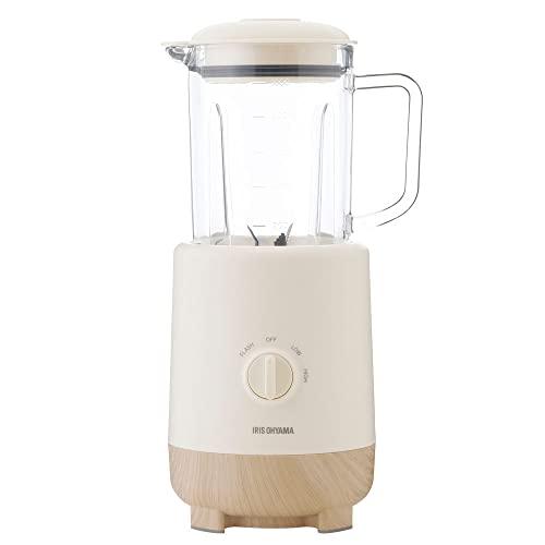アイリスオーヤマ ミキサー 氷対応 果実 スムージー デザート ムース スープ 簡単料理 静音設計 ダイヤル調整 3段階 お手入れ簡単 ６枚刃