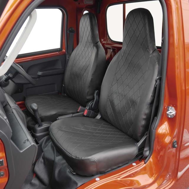 ボンフォーム(BONFORM) 車種別専用シートカバー ダイヤキルト K2-1 ハ イゼットジャンボ専用(S500P・S510P) ブラック 4368-10BK_1
