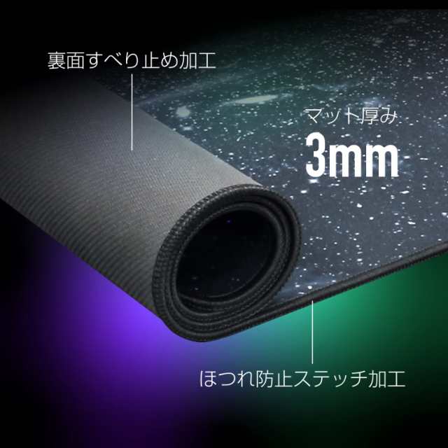 【Ama zon.co .jp限定】アローン ALG ゲーミングデスク 専用デスクマット セット 電動昇降式 110cm 幅1100mm×奥行600mm×厚み3mm ギャラ