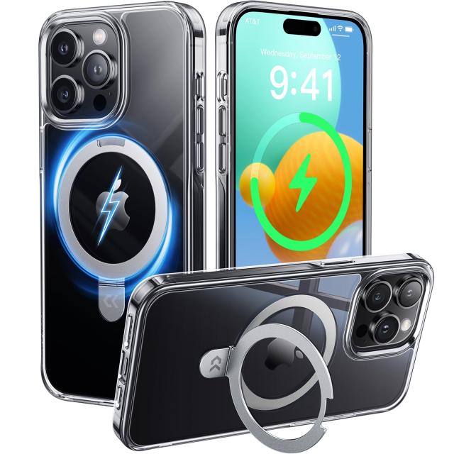 【かつて無い利便性】CASEKOO i Phone 14 Pro ケース Magsafe対応 クリア 耐衝撃 米軍規格 SGS認証 ストラップホール付き カバー ワイヤレの通販は