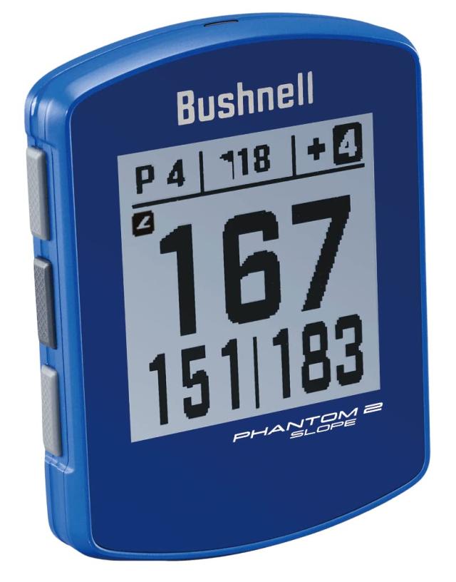 ブッシュネル（Bushnell） ゴルフ 距離計 GPSナビ 防水 小型 軽量 ファントム2 スロープ ブルー （ブルー/ＦＦ/Men’s、Lady’s）