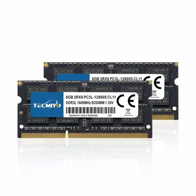 PC3L-12800 16GB ノートPC用メモリ DDR3L 1600MHz 8GB×2枚 SODIMM CL11