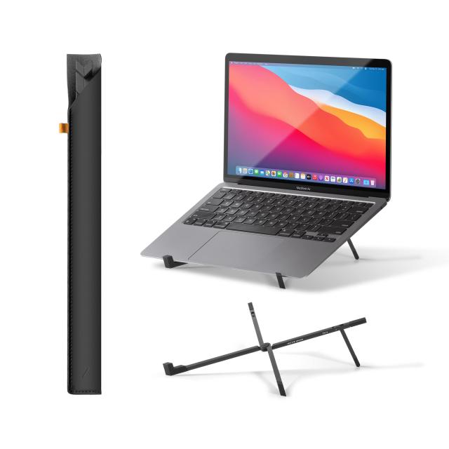 Native Union フォールド ラップスタンド ？ 超スリム折りたたみ式＆ポータブル ノートPCスタンド ？ 人間工学に基づき最適化された